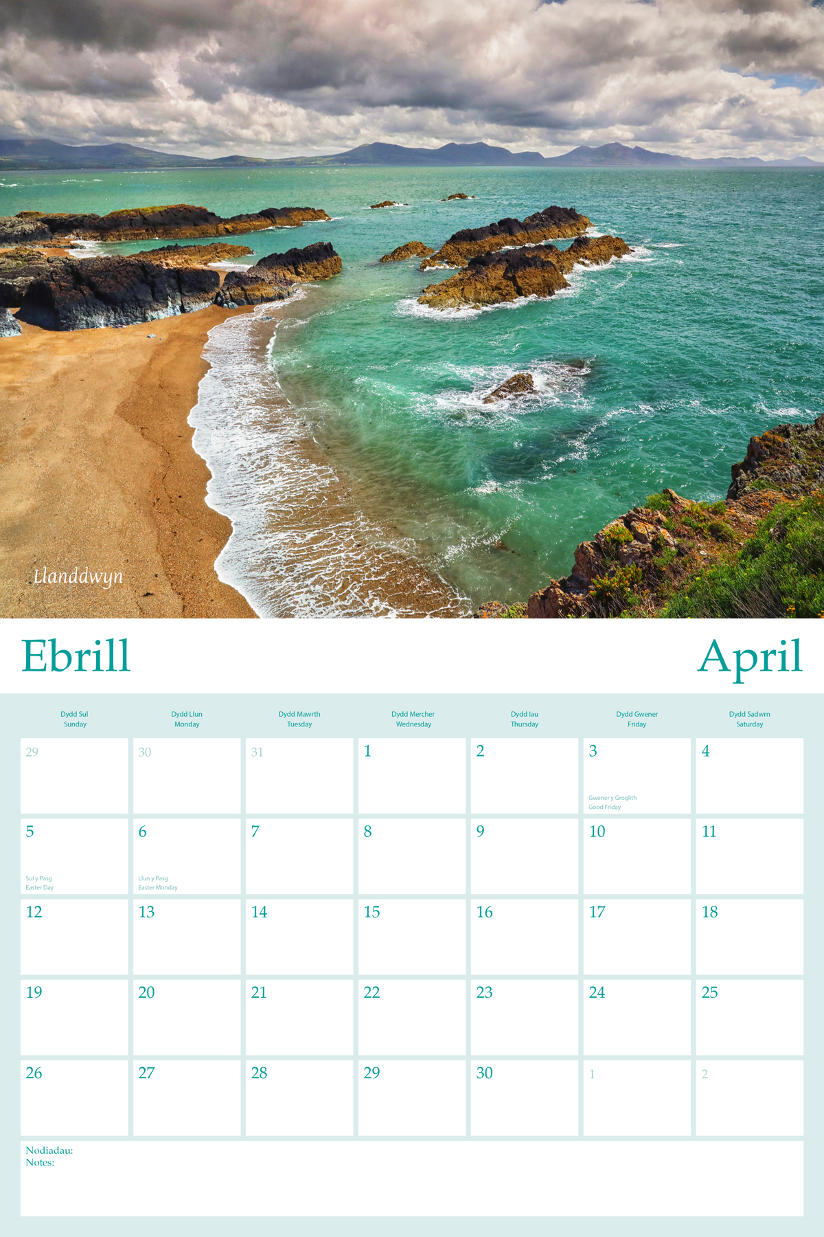 2026 Wales Calendar Purchase