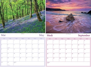 2027 - Combo Purchase of 1 Snowdonia Calendar and 1 Wales Calendar